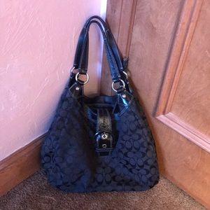 BLACK COACH PURSE
